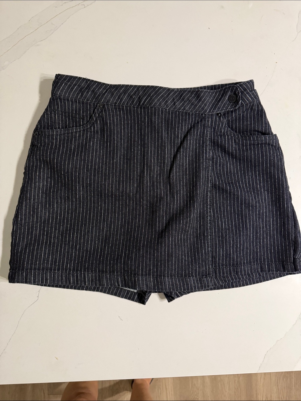 Vans Navy Pinstripe Women’s Skort